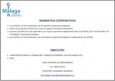NORMATIVA COOPERATIVAS